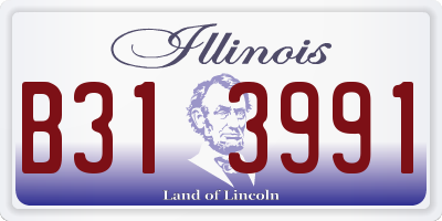 IL license plate B313991