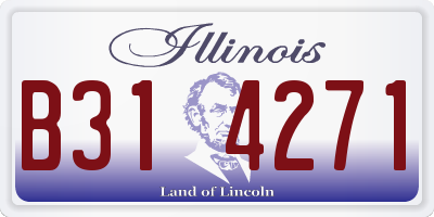 IL license plate B314271