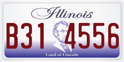 IL license plate B314556
