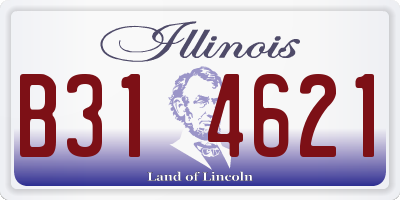 IL license plate B314621
