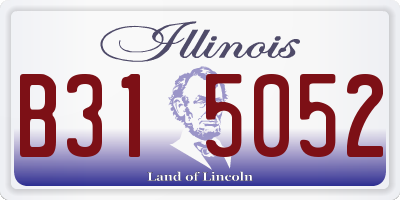IL license plate B315052