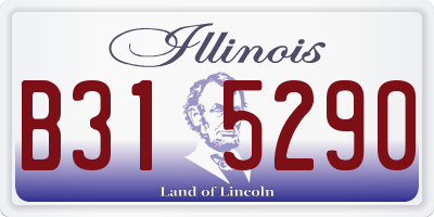 IL license plate B315290
