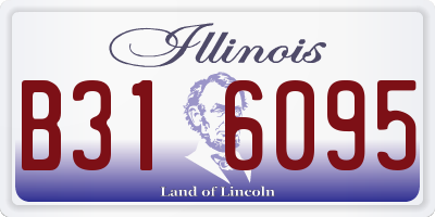 IL license plate B316095