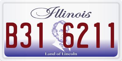 IL license plate B316211
