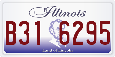 IL license plate B316295