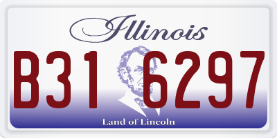 IL license plate B316297