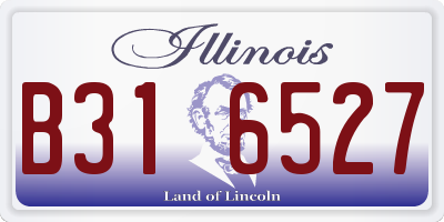 IL license plate B316527