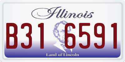 IL license plate B316591