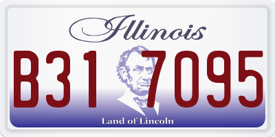 IL license plate B317095