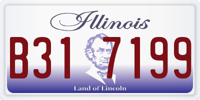 IL license plate B317199