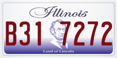 IL license plate B317272