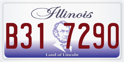 IL license plate B317290