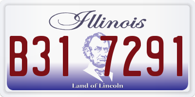 IL license plate B317291