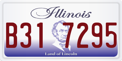 IL license plate B317295