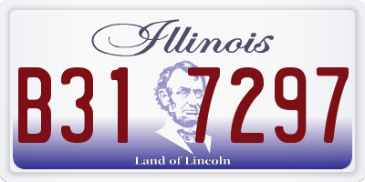 IL license plate B317297
