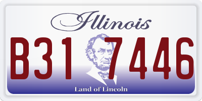 IL license plate B317446