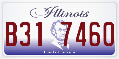 IL license plate B317460