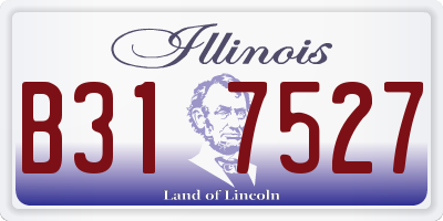 IL license plate B317527