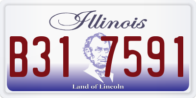 IL license plate B317591