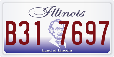 IL license plate B317697