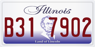 IL license plate B317902