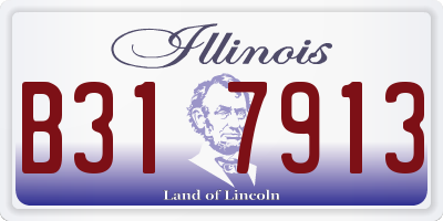IL license plate B317913