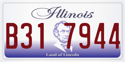 IL license plate B317944