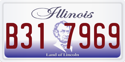 IL license plate B317969