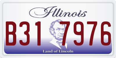 IL license plate B317976