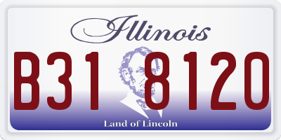 IL license plate B318120
