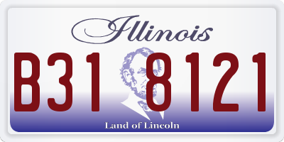 IL license plate B318121