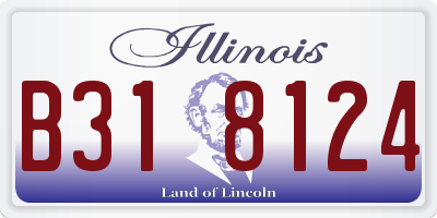 IL license plate B318124