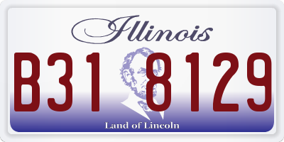 IL license plate B318129