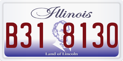 IL license plate B318130
