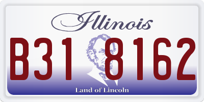 IL license plate B318162
