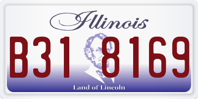 IL license plate B318169