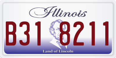IL license plate B318211