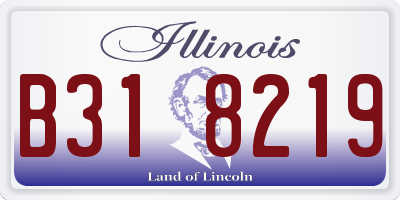 IL license plate B318219