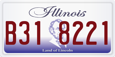 IL license plate B318221