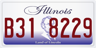 IL license plate B318229