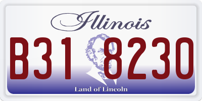 IL license plate B318230
