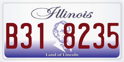IL license plate B318235