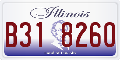 IL license plate B318260