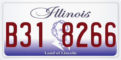 IL license plate B318266