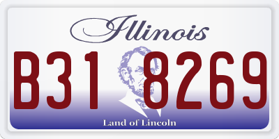 IL license plate B318269
