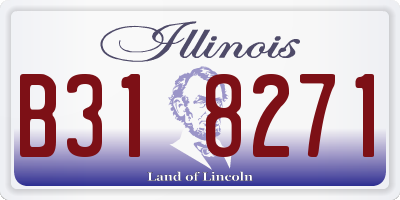IL license plate B318271