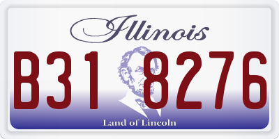 IL license plate B318276