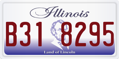 IL license plate B318295