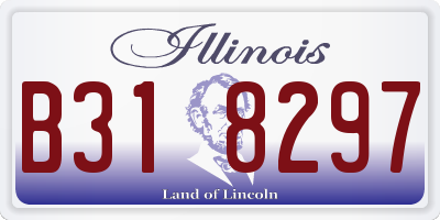 IL license plate B318297
