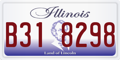 IL license plate B318298